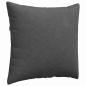 Preview: Sofakissen 2 Stück Dunkelgrau 45 x 45 cm Cordstoff