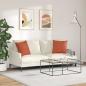 Preview: Sofakissen 2 pcs Rot-Orange 45 x 45 cm Cordstoff