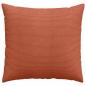 Preview: Sofakissen 2 pcs Rot-Orange 45 x 45 cm Cordstoff