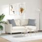 Preview: Sofakissen 2 pcs Hellgrau 50 x 50 cm Stoff