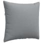 Preview: Sofakissen 2 pcs Hellgrau 50 x 50 cm Stoff