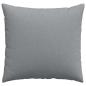 Preview: Sofakissen 2 pcs Hellgrau 50 x 50 cm Stoff