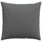 Preview: Sofakissen 2 pcs Dunkelgrau 50 x 50 cm Stoff