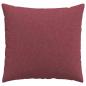 Preview: Sofakissen 2 pcs Weinrot 50 x 50 cm Stoff