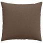 Preview: Sofakissen 2 Stk. Stoff Braun 50 x 50 cm