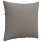 Preview: Sofakissen 2 pcs Taupe 50 x 50 cm Stoff