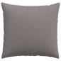 Preview: Sofakissen 2 pcs Taupe 50 x 50 cm Stoff