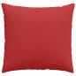 Preview: Sofakissen 2 pcs Rot 50 x 50 cm Stoff