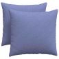 Preview: Sofakissen 2 pcs Blau 50 x 50 cm Stoff