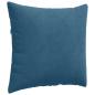Preview: Sofakissen 2 pcs Blau 50 x 50 cm Cordstoff
