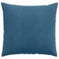 Preview: Sofakissen 2 pcs Blau 50 x 50 cm Cordstoff