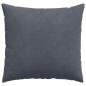 Preview: Sofakissen 2 pcs Dunkelgrau 50 x 50 cm Cordstoff