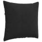 Preview: Sofakissen 2 pcs Schwarz 50 x 50 cm Cordstoff