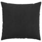 Preview: Sofakissen 2 pcs Schwarz 50 x 50 cm Cordstoff