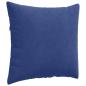Preview: Sofakissen 2 pcs Polizeiblau 50 x 50 cm Cordstoff