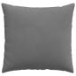 Preview: Sofa Kissen 2 pcs Dunkelgrau 50 x 50 cm Stoff