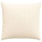 Preview: Sofakissen 2 Stück Creme 50 x 50 cm Cordstoff