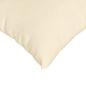Preview: Sofakissen 2 Stück Creme 50 x 50 cm Cordstoff