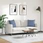Preview: Sofakissen 2 pcs Blau 50 x 50 cm Cordstoff
