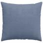 Preview: Sofakissen 2 pcs Blau 50 x 50 cm Cordstoff