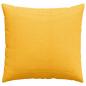 Preview: Sofakissen 2 pcs Helles Gelb 50 x 50 cm Cordstoff