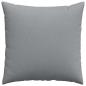 Preview: Sofakissen 2 Stk. Stoff Hellgrau 60 x 60 cm