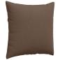Preview: Sofakissen 2 Stk. Stoff Braun 60 x 60 cm