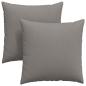 Preview: Sofakissen 2 pcs Taupe 60 x 60 cm Stoff