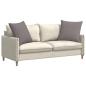 Preview: Sofakissen 2 pcs Taupe 60 x 60 cm Stoff