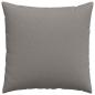 Preview: Sofakissen 2 pcs Taupe 60 x 60 cm Stoff