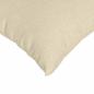 Preview: Sofakissen 2 pcs Creme 60 x 60 cm Stoff