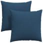 Preview: Sofakissen 2 pcs Blau 60 x 60 cm Stoff