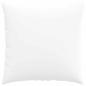 Preview: Sofakissen 2 pcs Weiß 60 x 60 cm Stoff