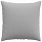 Preview: Sofakissen 2 pcs Grau 60 x 60 cm Stoff