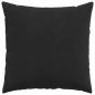 Preview: Sofakissen 2 pcs Schwarz 60 x 60 cm Cordstoff