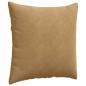 Preview: Sofakissen 2 pcs Braun 60 x 60 cm Cordstoff