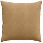 Preview: Sofakissen 2 pcs Braun 60 x 60 cm Cordstoff