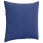 Preview: Sofakissen 2 Stück Polizeiblau 60 x 60 cm Cordstoff