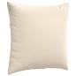 Preview: Sofa Kissen 2 pcs Beige 60 x 60 cm Stoff