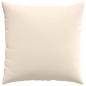 Preview: Sofa Kissen 2 pcs Beige 60 x 60 cm Stoff