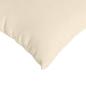 Preview: Sofa Kissen 2 pcs Beige 60 x 60 cm Stoff