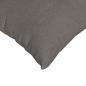 Preview: Sofakissen 2 pcs Hellgrau 60 x 60 cm Cordstoff
