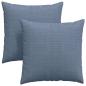 Preview: Sofakissen 2 pcs Blau 60 x 60 cm Cordstoff