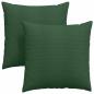 Preview: Sofakissen 2 stk. Cordstoff Dunkelgrün 60 x 60 cm