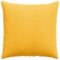 Preview: Sofakissen 2 pcs Helles Gelb 60 x 60 cm Cordstoff