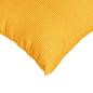 Preview: Sofakissen 2 pcs Helles Gelb 60 x 60 cm Cordstoff