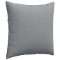 Preview: Sofakissen 2 pcs Hellgrau 80 x 80 cm Stoff