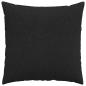 Preview: Sofakissen 2 pcs Schwarz 80 x 80 cm Stoff