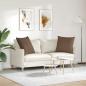 Preview: Sofakissen 2 pcs Braun 80 x 80 cm Stoff