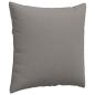 Preview: Sofakissen 2 stk. Stoff Taupe 80 x 80 cm